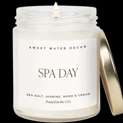 Sweet Water Decor Candles|9 Oz Clear Jars>Spa Day - 9 oz
