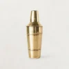 White Cliff Studio Kitchen|Home Decor>Stainless Steel Cocktail Shaker with Brass Finish