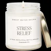 Sweet Water Decor Candles|9 Oz Clear Jars>Stress Relief - 9 oz