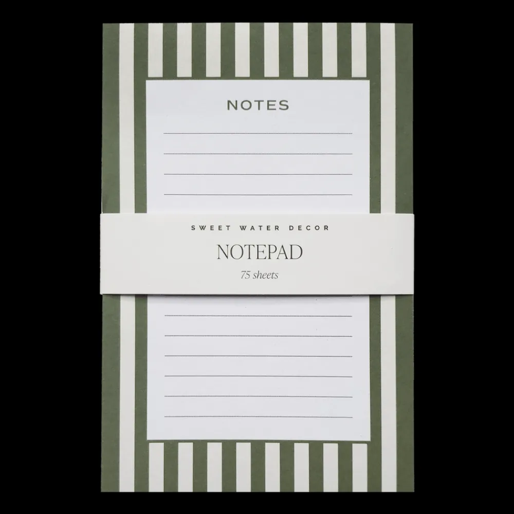 Sweet Water Decor Notepads>Striped