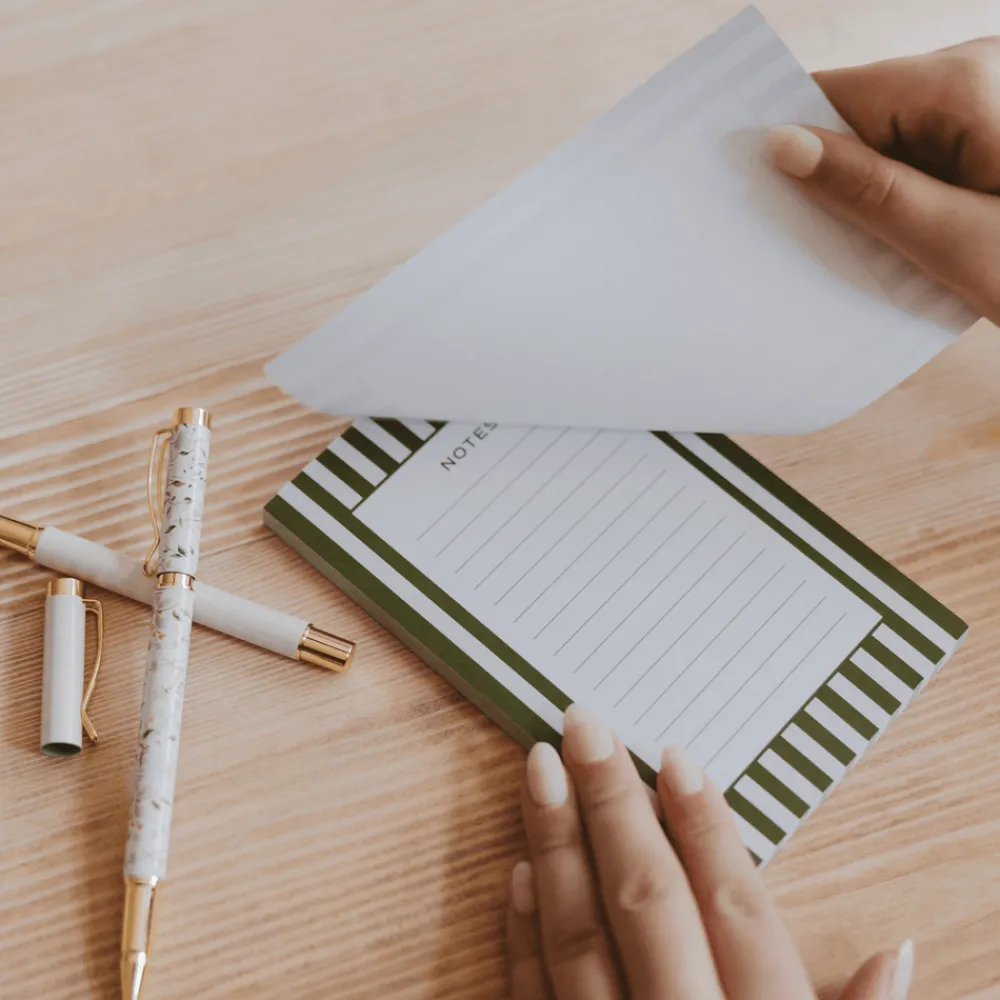 Sweet Water Decor Notepads>Striped