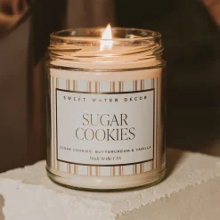 Sweet Water Decor Candles|Patterned Candles>Sugar Cookies - 9 oz