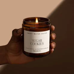 Sweet Water Decor Candles|9 Oz Amber Jars>Sugar Cookies - 9 oz