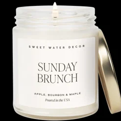Sweet Water Decor Candles|9 Oz Clear Jars>Sunday Brunch - 9 oz