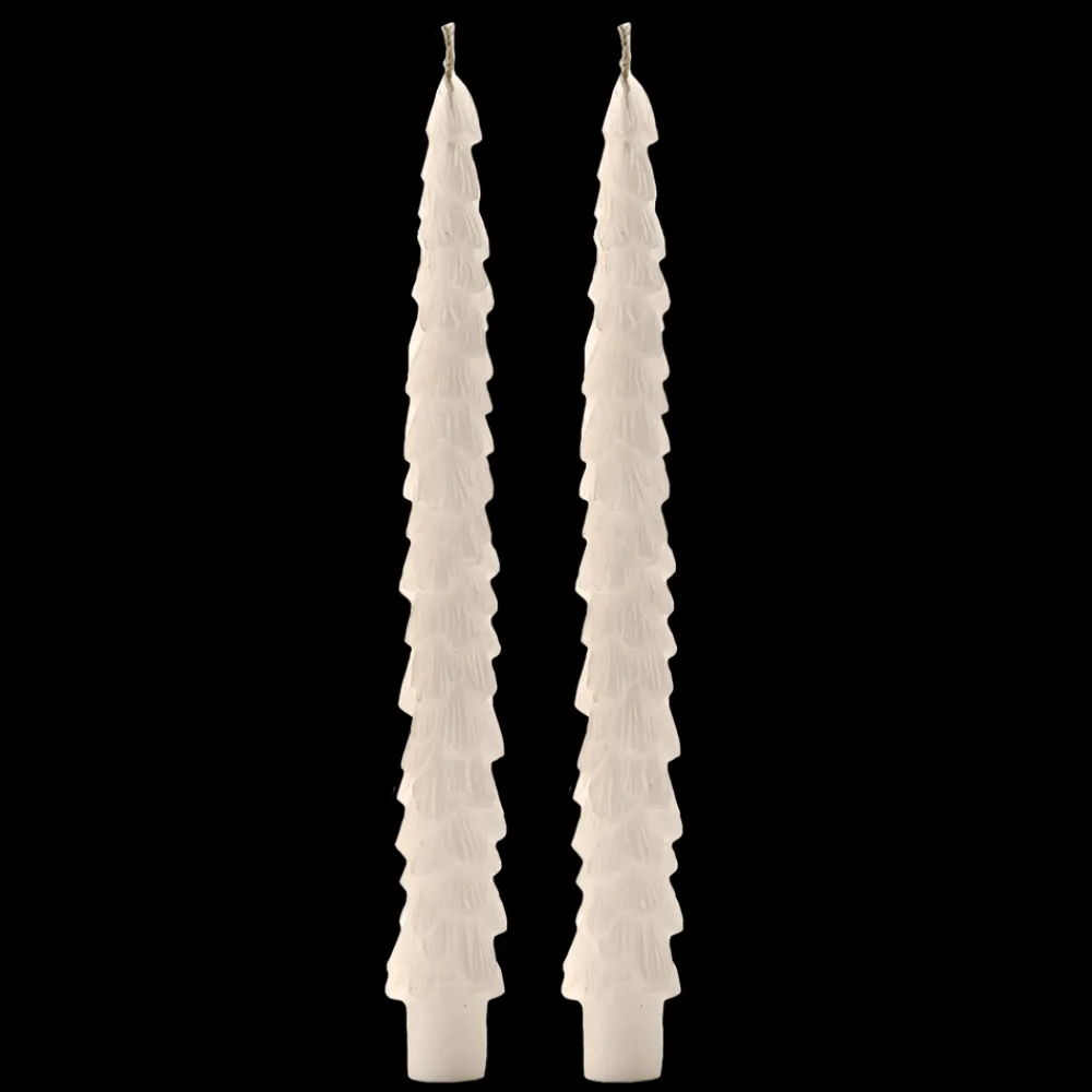 Sweet Water Decor Home Decor|Candles>Tree Taper Candles - Set of 2