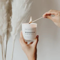 Sweet Water Decor Candles|11 Oz White Jars><noscript><img width=