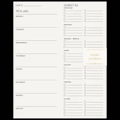 Sweet Water Decor Notepads>Weekly Meal Planner