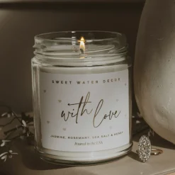 Sweet Water Decor Candles|Patterned Candles>With Love - 9 oz